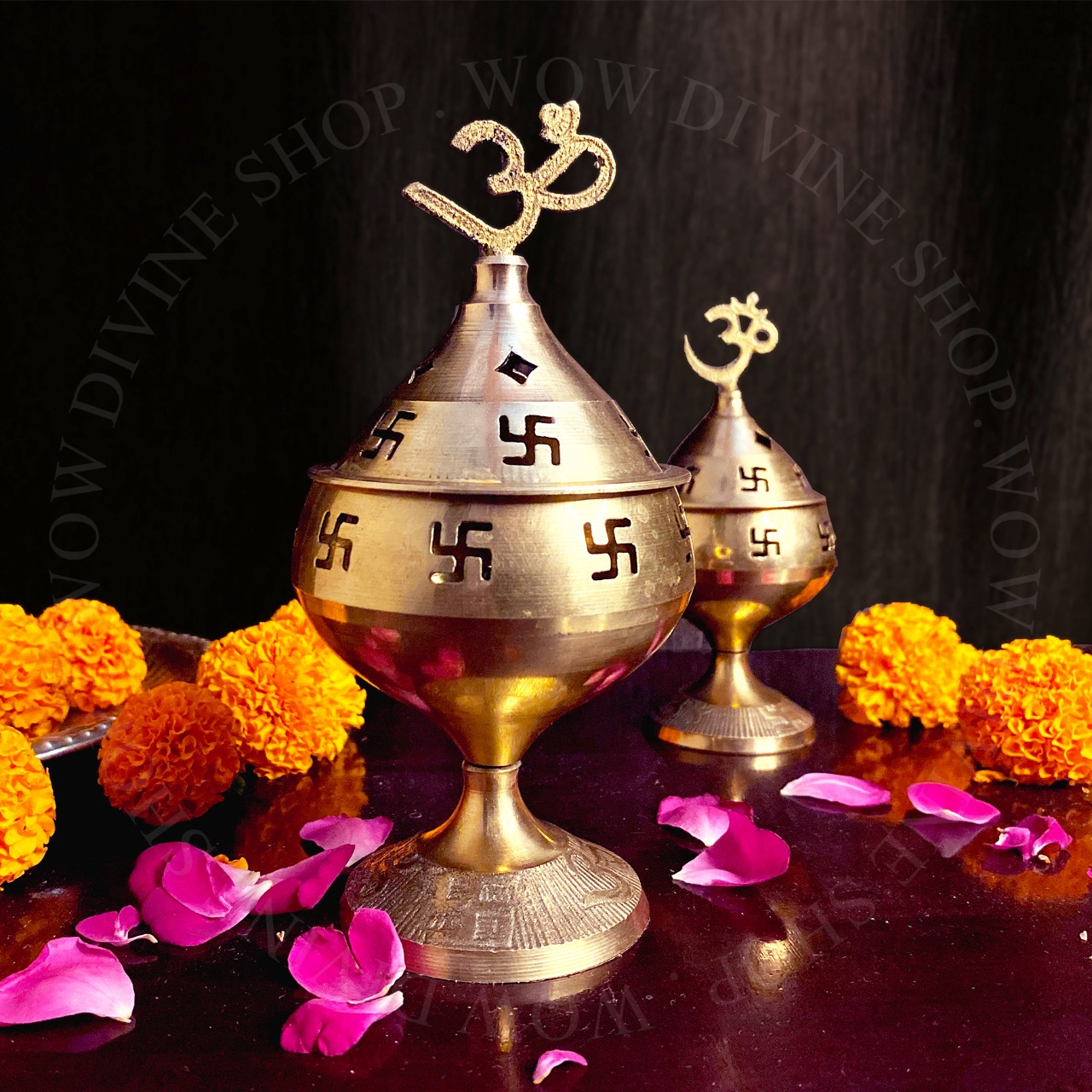 Brass Oil Lamp