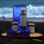 Copper Bottle with Floral Meenakari Design