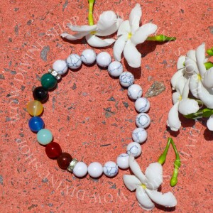 Howlite Chakra Bracelet