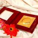 Shree Yantra with Dome - Panchdhatu with 22 Carat Gold Polish