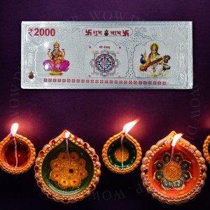 999 Pure Silver Shubh Labh Note