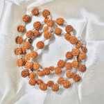 Silver Rudraksha Mala